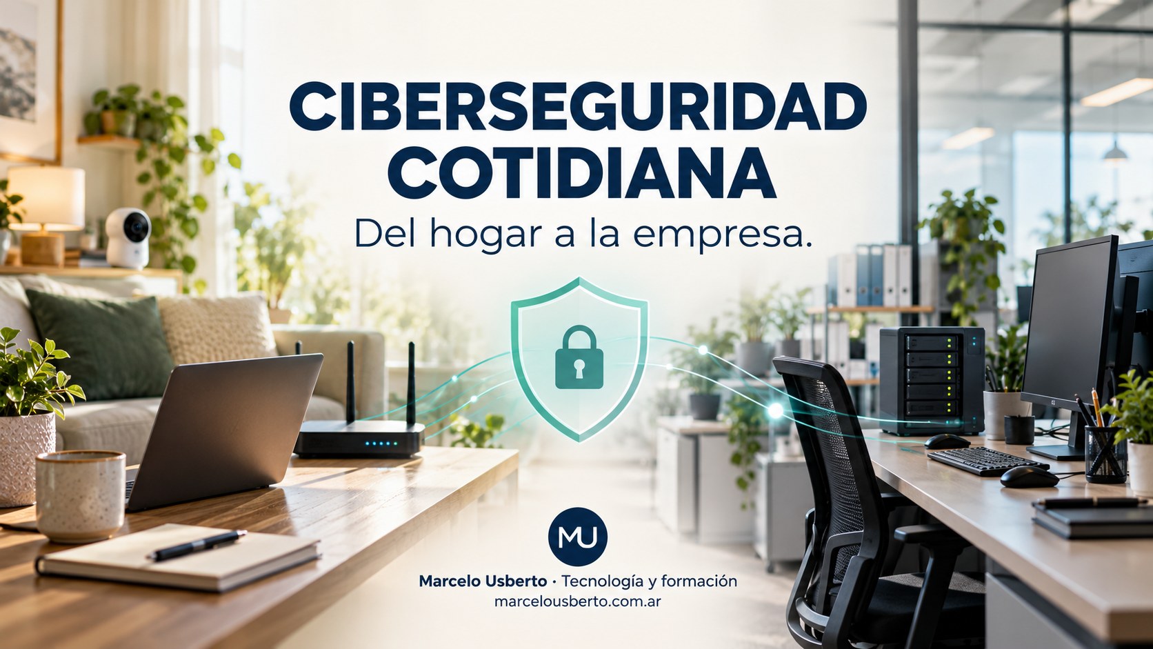 Ciberseguridad Cotidiana: Protegiendo el Hogar Digital y la Empresa Conectada